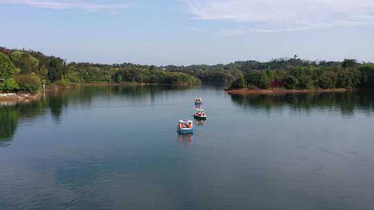 纳溪凤凰湖景区航拍视频