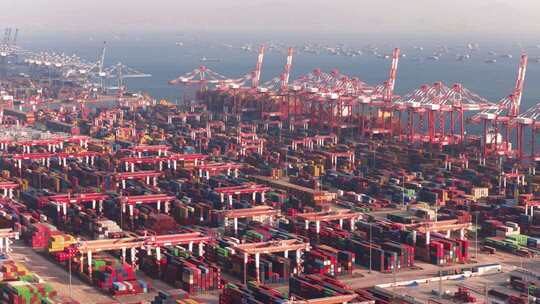 广州南沙国际港航拍4K 2025最新