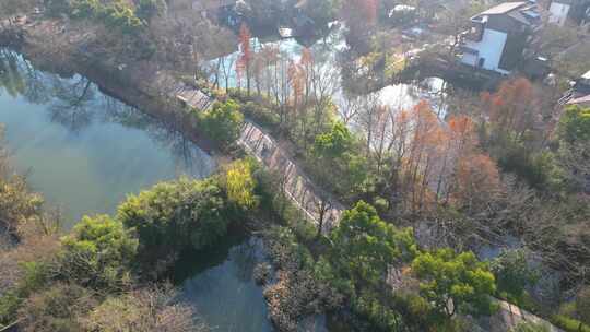 杭州市西湖区西溪湿地美景风景视频素材