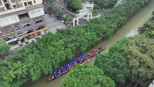 中国广东省广州市越秀区杨箕村龙舟采青