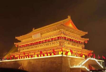 陕西西安等城市地标风景航拍宣传片