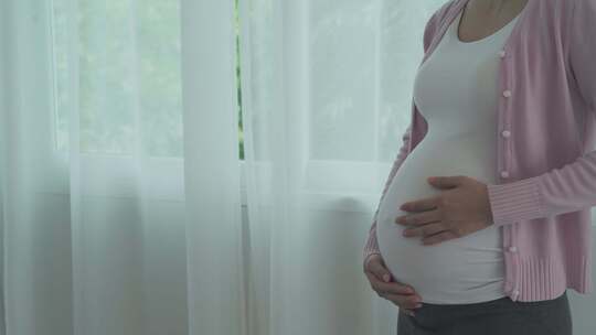 怀孕孕妇产妇健康视频素材模板下载