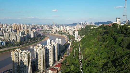 【合集】重庆城市建筑都市风光航拍风景素材