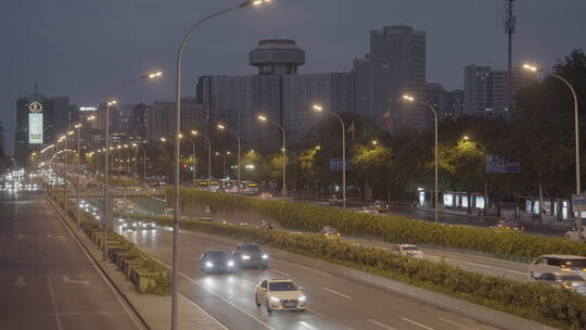 夜景车流 北京夜景车流