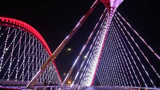 艾溪湖大桥夜景