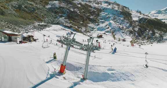 冬季，雪，斜坡，滑雪场