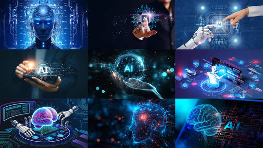 科技AI人工智能新质生产力应用芯片创新高清在线视频素材下载