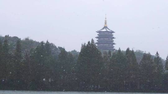 杭州西湖雪景合集