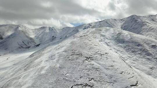 青海雪山航拍