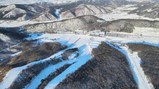 2024东北亚滑雪场 雪道人群 雪场风景