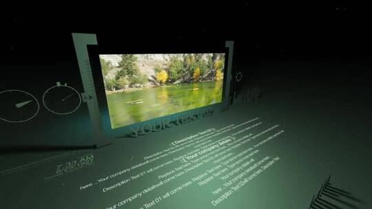 整洁明亮照片过渡AE模板