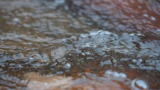 流水 小溪 生命源泉 流动的水 慢放 清水