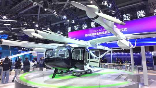 上海第八届 进博会私人飞机展