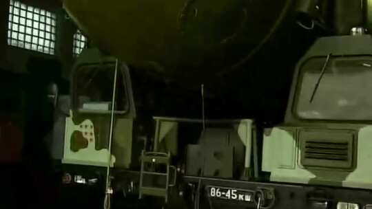 冷战苏联SS-25弹道导弹移动型M导弹发射试验