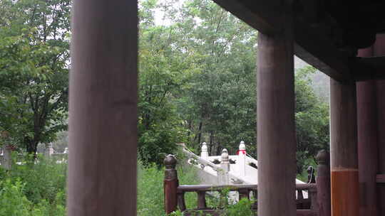 雨天屋檐下雨雨水惊蛰禅意古风清明大暑