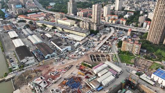 中国广州市荔湾区如意坊珠江水面十一号线施