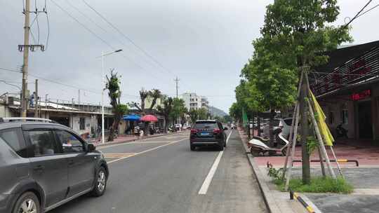 城镇乡村道路风情街道