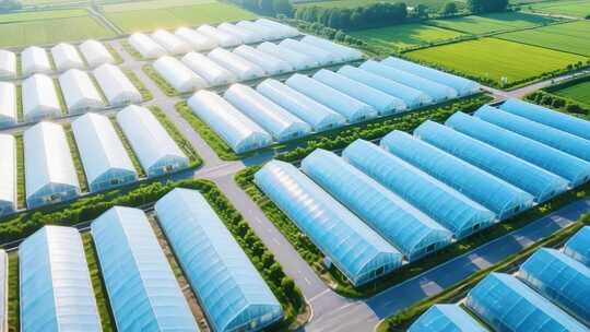 现代化农业温室大棚基地