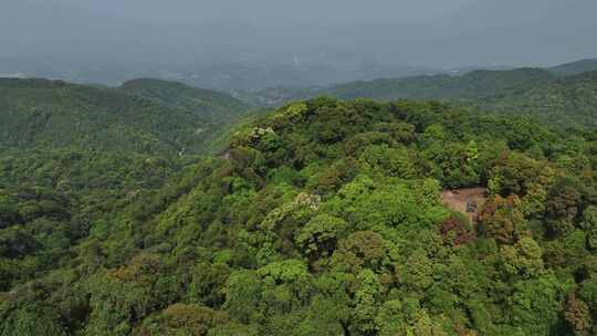 云南保山G556高黎贡山自然公园航拍道路