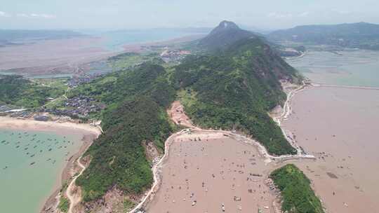 福建霞浦天然避风港航拍