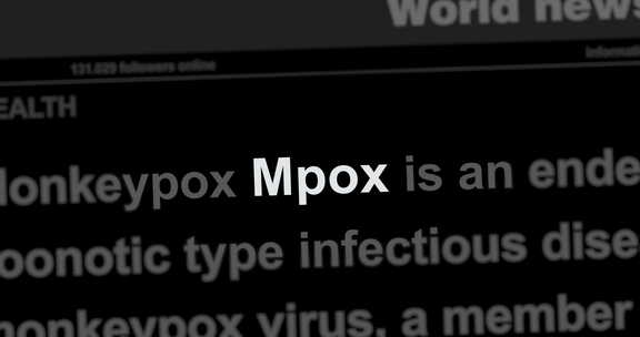 Mpox monkeypox头条新闻标题