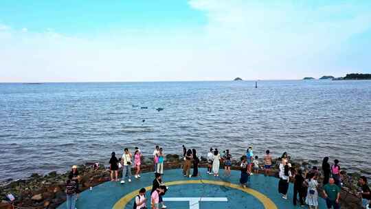 珠海日月贝珠海大剧院航拍