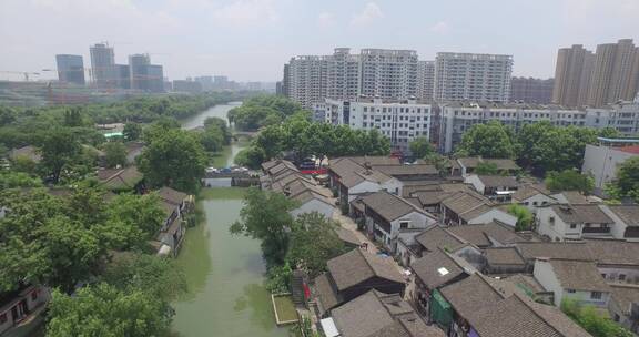 大运河 城市建筑  城市风光  古建筑航拍