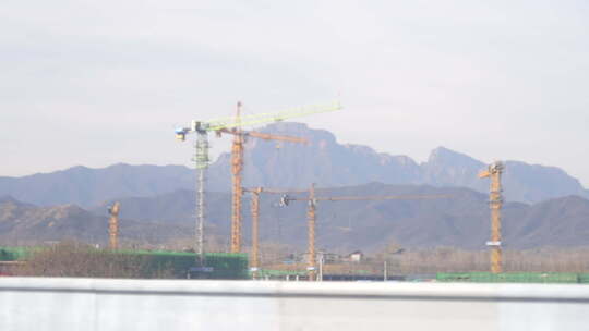 风景 沿途 高速公路 大山 秋天