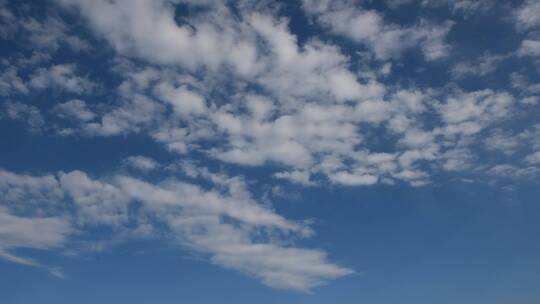 背景美丽的蓝天白云空镜头