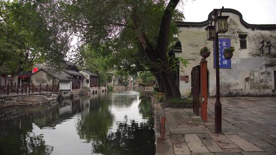 浙江湖州南浔古镇江南水乡风景