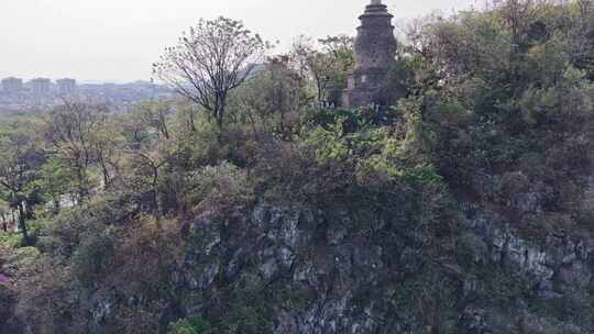 广西桂林象山景区航拍