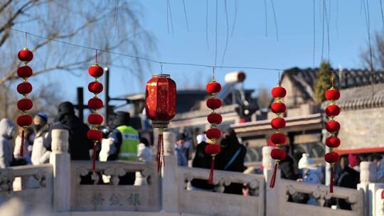 北京春节街景