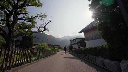 瑞士，高山景观，瑞士阿尔卑斯山，徒步旅行