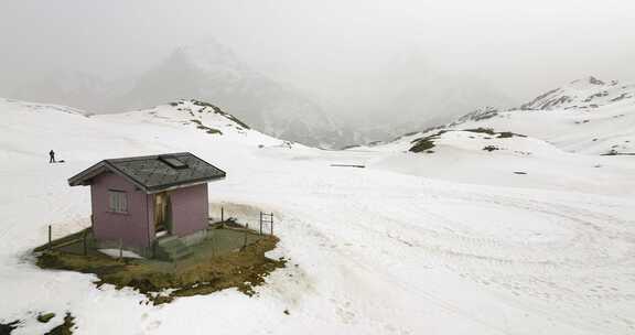 山脉，格林德沃尔德，瑞士，雪