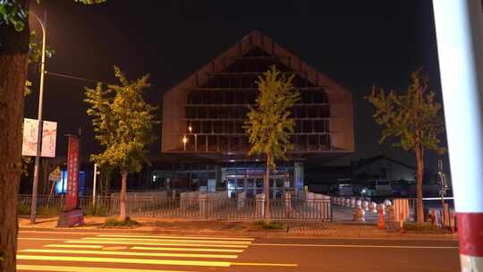 上海朱家角古镇夜景