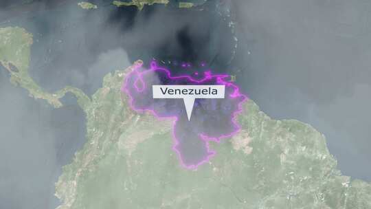 委内瑞拉地图-云效应