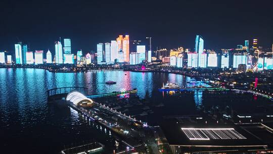 青岛城市夜景青岛灯光秀