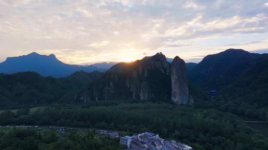 山水江南丽水仙都