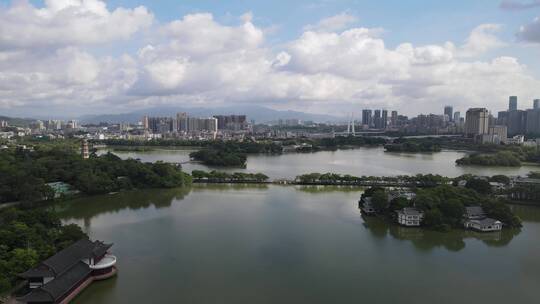 惠州西湖风景区航拍