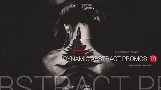 抽象时尚摘要图文过渡AE模板