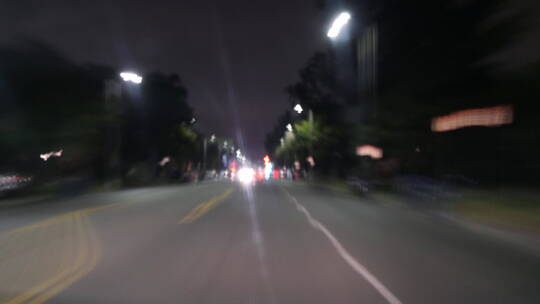 夜晚城市交通延时视频素材模板下载
