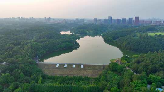 成都永安湖城市森林公园 永安水库