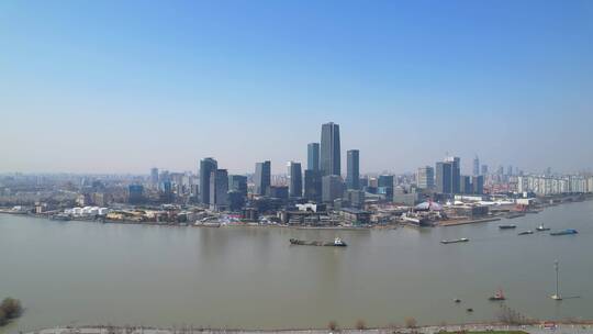 航拍上海徐汇西岸传媒港智能中心