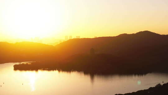 西湖 雷峰塔 晨曦 风景