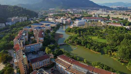 航拍福州闽江学院