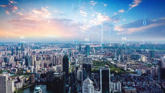 4k科技互联网智慧城市5G大数据武汉