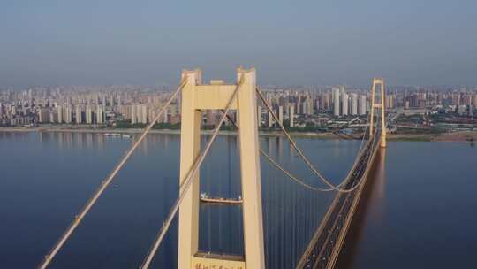 武汉国博 杨泗港大桥航拍