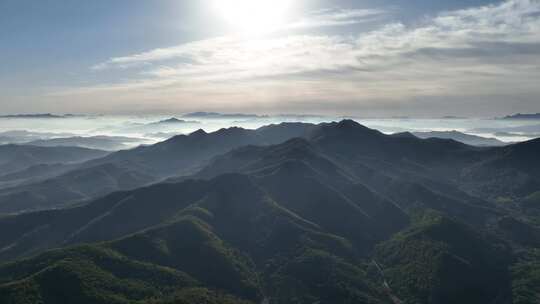 航拍辽宁千山风光