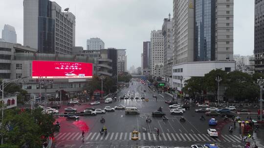 昆明市区延时航拍