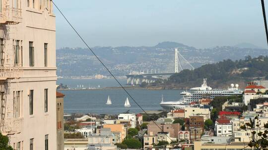 旧金山港口天际线景观